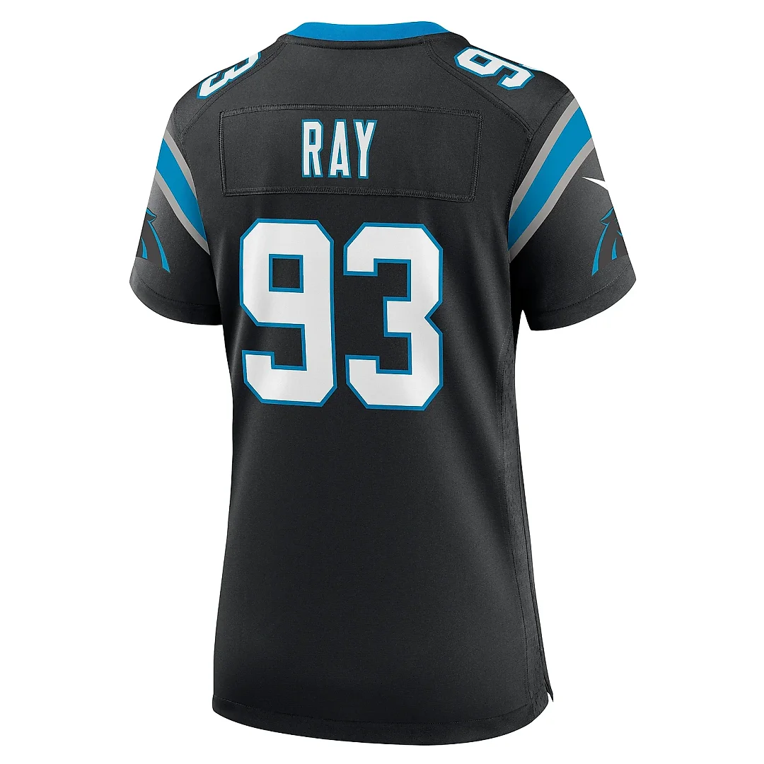 Zennovawear Women's Carolina Panthers LaBryan Ray Black Team Game Jersey