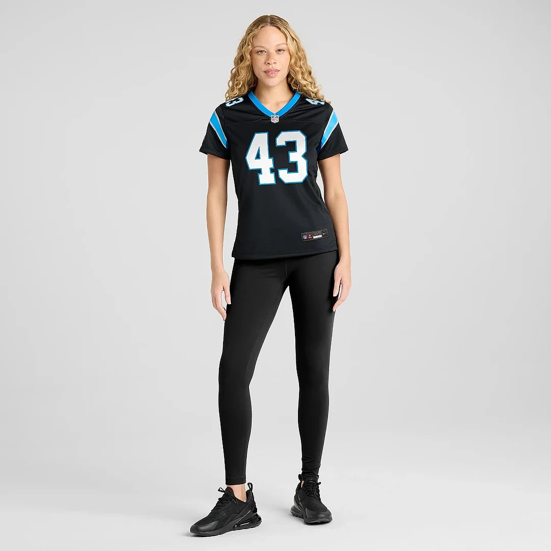 Zennovawear Women's Carolina Panthers Luiji Vilain Black Game Jersey