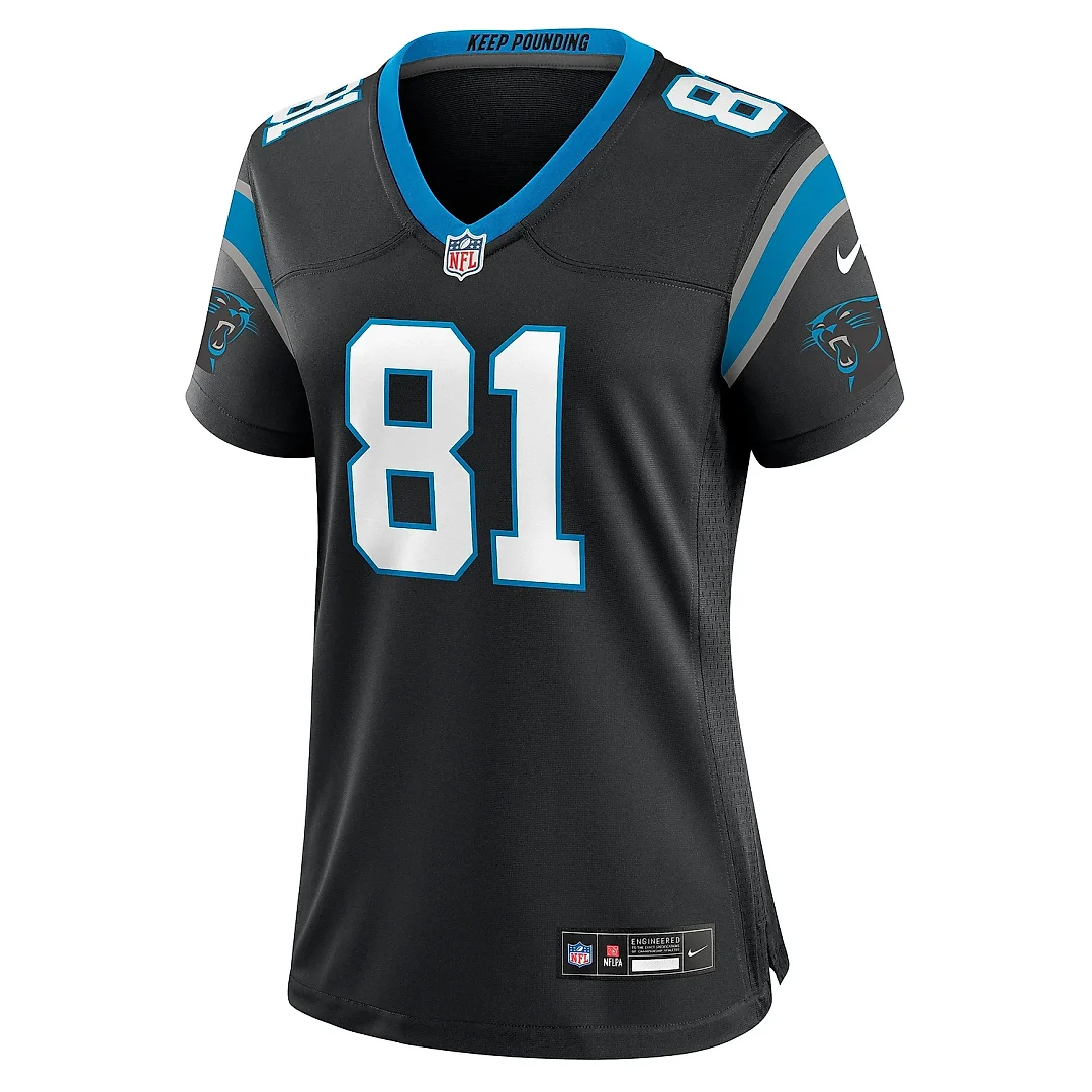 Zennovawear Women's Carolina Panthers Matthews Black Game Jersey