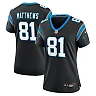 Zennovawear Women's Carolina Panthers Matthews Black Game Jersey