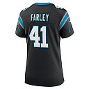 Zennovawear Women's Carolina Panthers Matthias Farley Black Game Jersey
