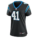 Zennovawear Women's Carolina Panthers Matthias Farley Black Game Jersey