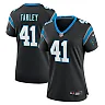 Zennovawear Women's Carolina Panthers Matthias Farley Black Game Jersey