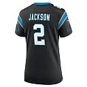 Zennovawear Women's Carolina Panthers Mike Jackson Black Game Jersey