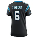 Zennovawear Women's Carolina Panthers Miles Sanders Black Team Game Jersey