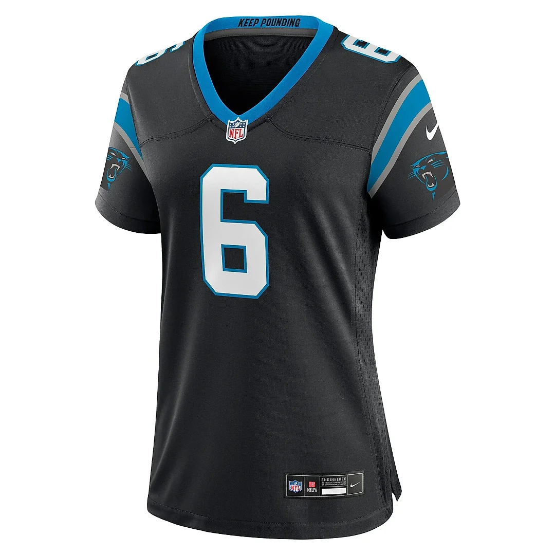 Zennovawear Women's Carolina Panthers Miles Sanders Black Women's All Player Jersey