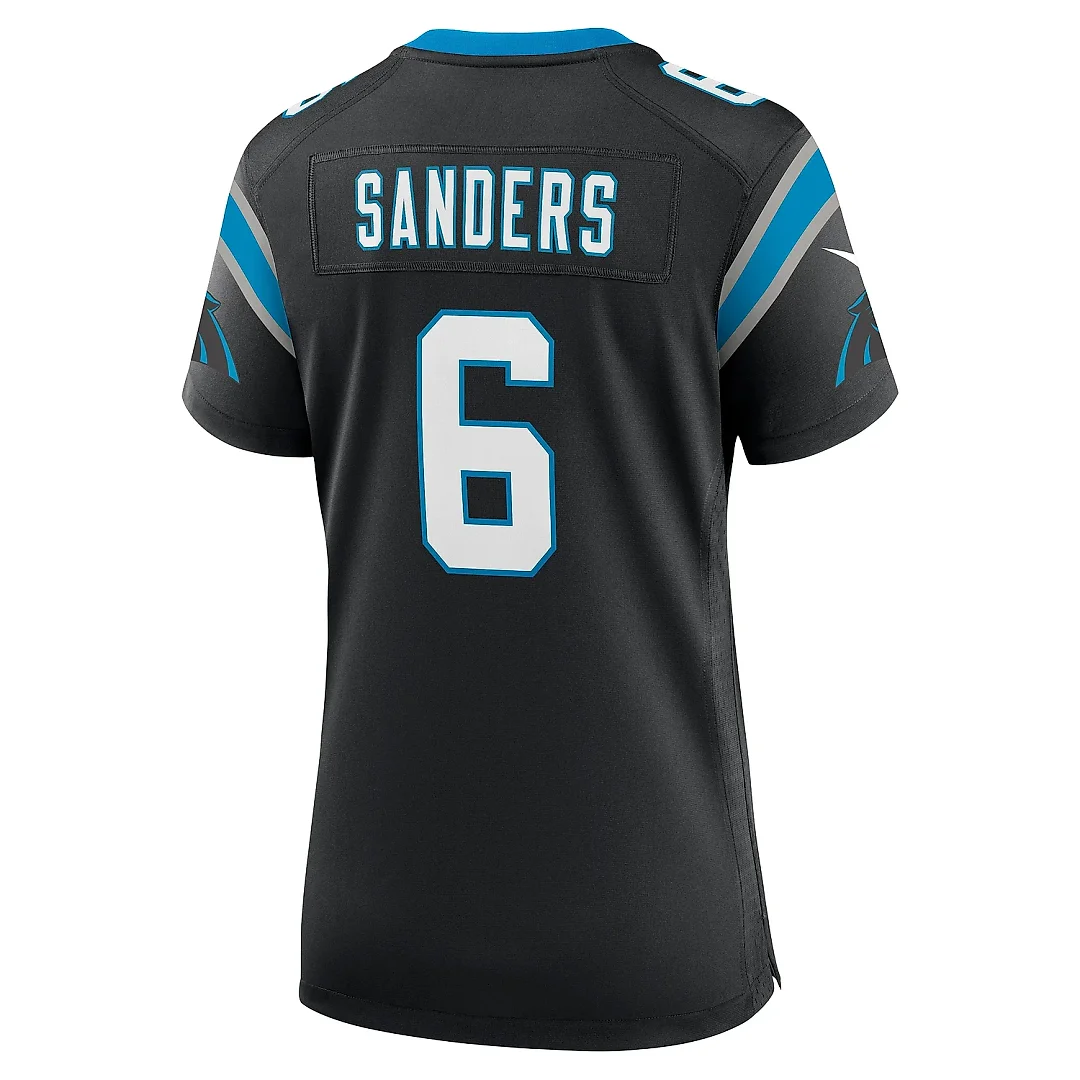 Zennovawear Women's Carolina Panthers Miles Sanders Black Women's All Player Jersey