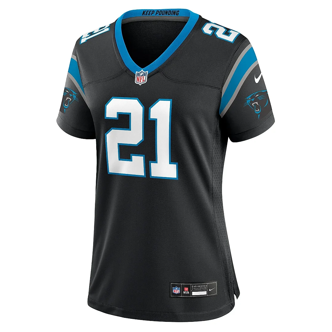 Zennovawear Women's Carolina Panthers Nick Scott Black Game Jersey