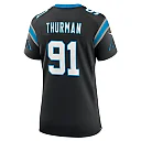 Zennovawear Women's Carolina Panthers Nick Thurman Black Team Game Jersey