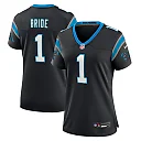 Zennovawear Women's Carolina Panthers Number 1 Bride Black Game Jersey