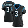 Zennovawear Women's Carolina Panthers Raheem Blackshear Black Team Game Jersey