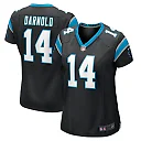 Zennovawear Women's Carolina Panthers Sam Darnold Black Game Jersey