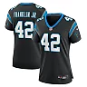 Zennovawear Women's Carolina Panthers Sam Franklin Jr. Black Team Game Jersey