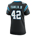 Zennovawear Women's Carolina Panthers Sam Franklin Jr. Black Team Game Jersey