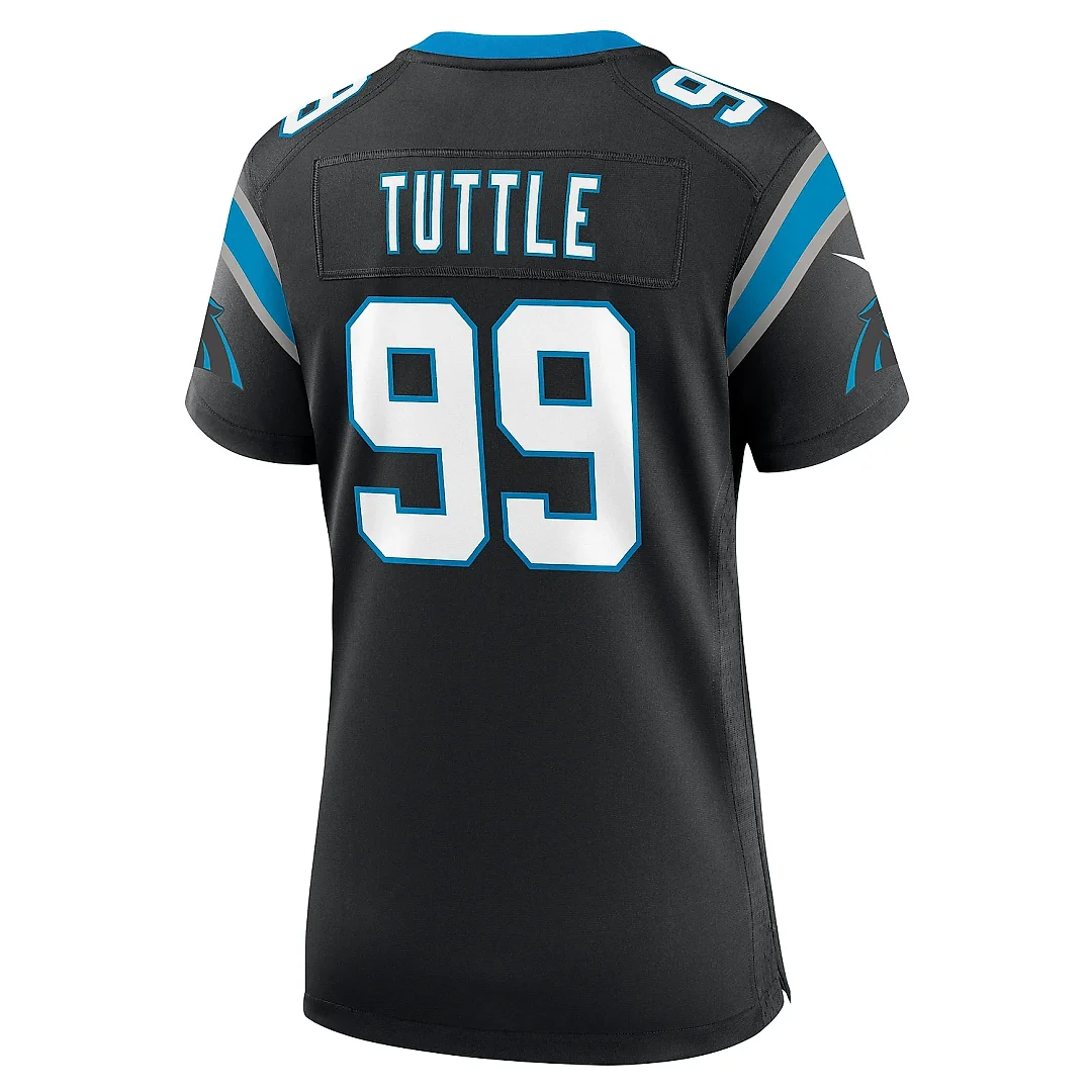 Zennovawear Women's Carolina Panthers Shy Tuttle Black Game Jersey