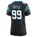 Zennovawear Women's Carolina Panthers Shy Tuttle Black Game Jersey