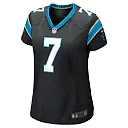 Zennovawear Women's Carolina Panthers Steve Beuerlein Black Retired Player Jersey