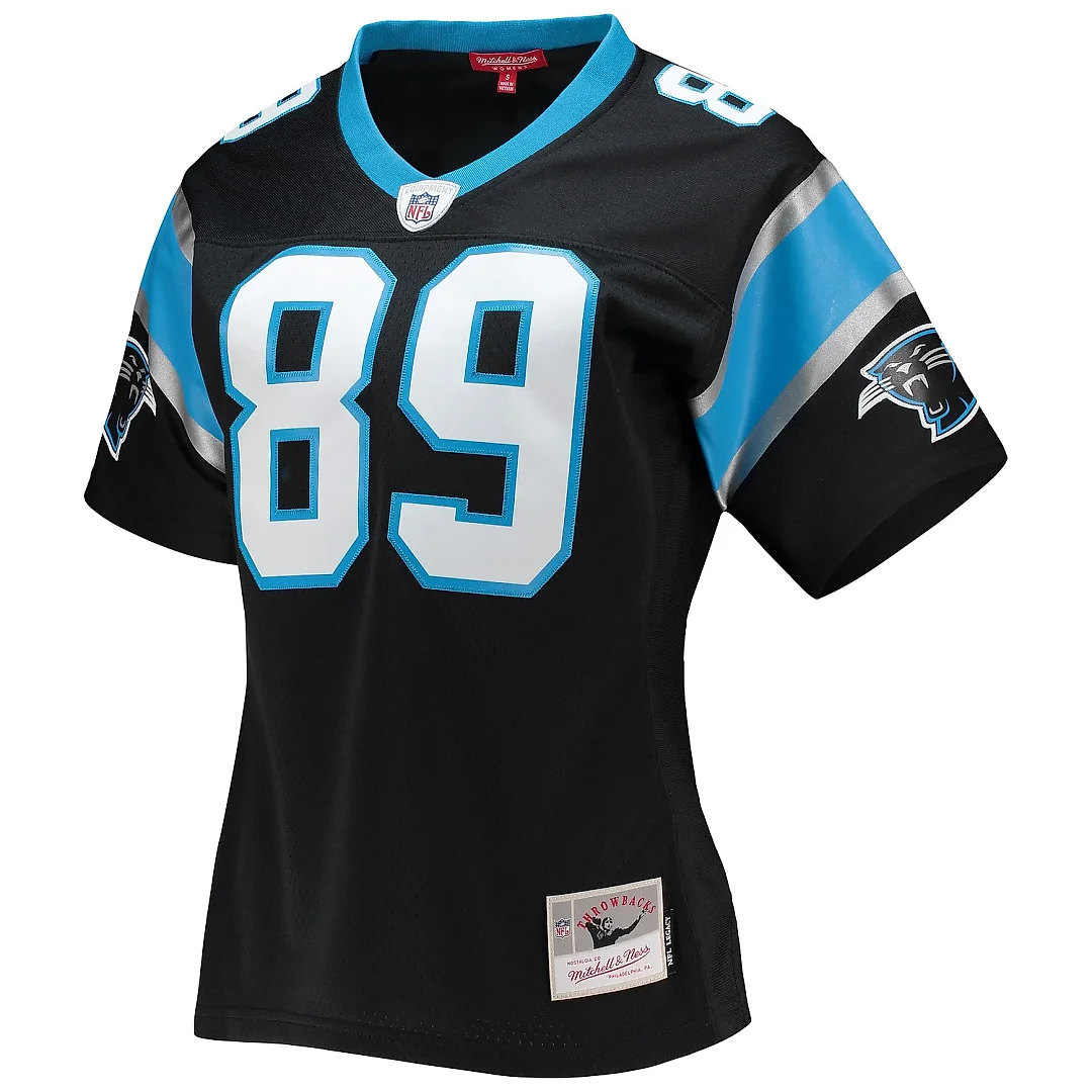 Zennovawear Women's Carolina Panthers Steve Smith Mitchell & Ness Black Legacy Player Jersey