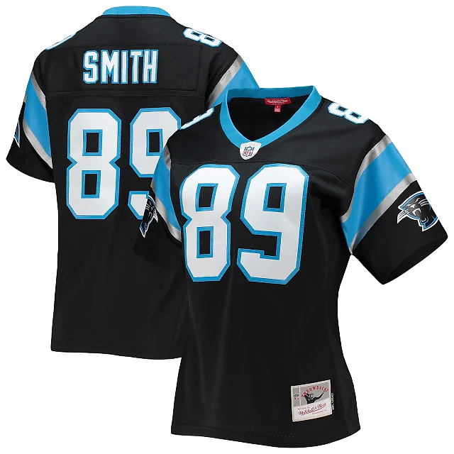 Zennovawear Women's Carolina Panthers Steve Smith Mitchell & Ness Black Legacy Player Jersey