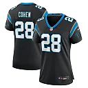Zennovawear Women's Carolina Panthers Tarik Cohen Black Game Jersey