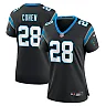 Zennovawear Women's Carolina Panthers Tarik Cohen Black Game Jersey