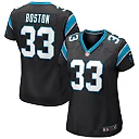 Zennovawear Women's Carolina Panthers Tre Boston Black Game Jersey