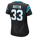 Zennovawear Women's Carolina Panthers Tre Boston Black Game Jersey