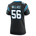 Zennovawear Women's Carolina Panthers Trevin Wallace Black Game Jersey