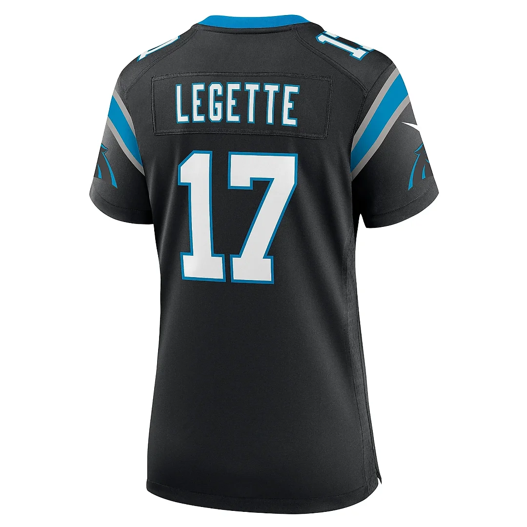 Zennovawear Women's Carolina Panthers Xavier Legette Black Game Jersey