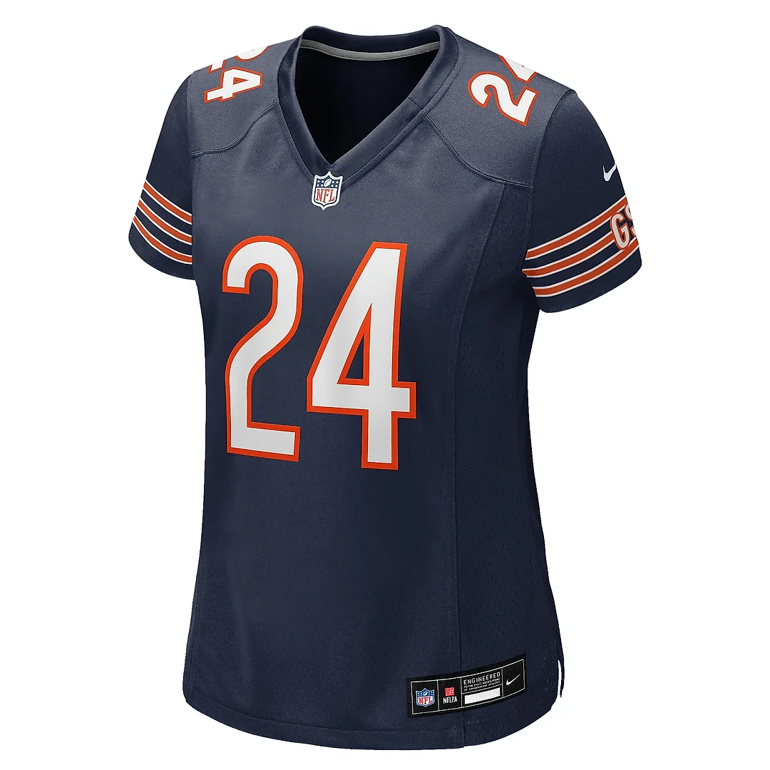 Zennovawear Women's Chicago Bears Adrian Colbert Navy Team Game Jersey