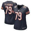Zennovawear Women's Chicago Bears Austen Pleasants Navy Game Jersey