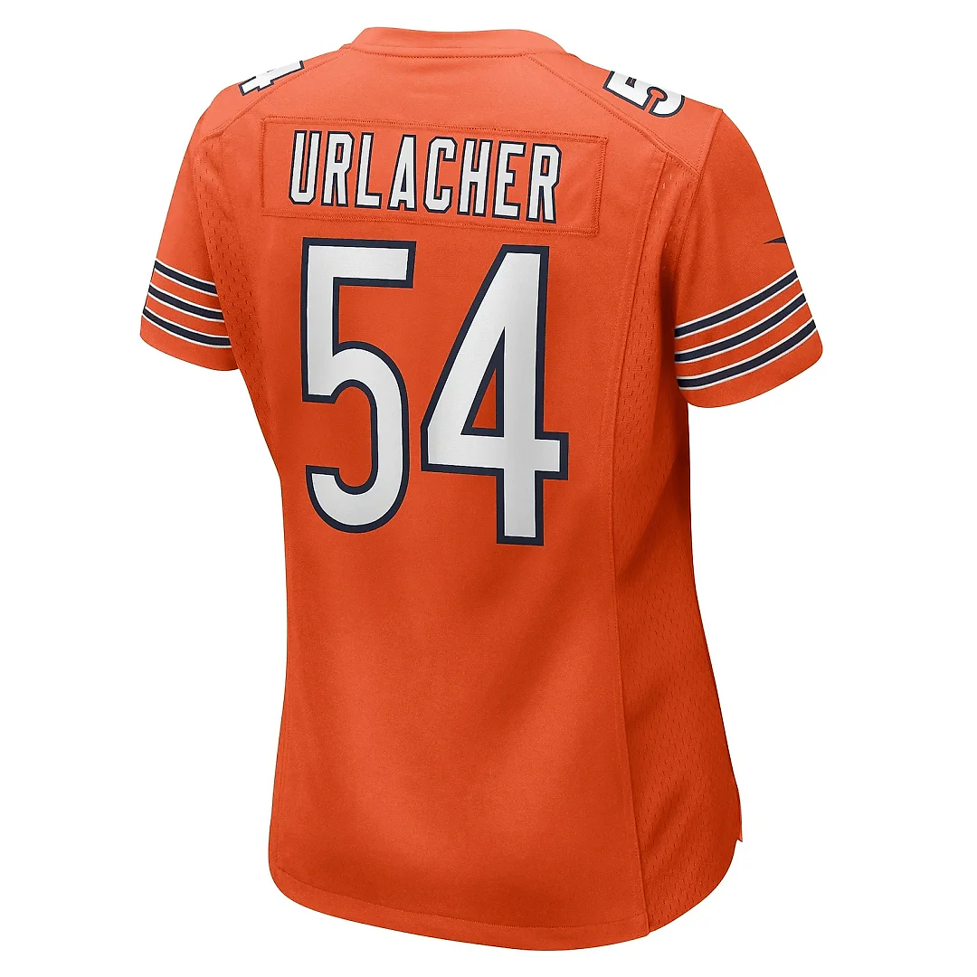 Zennovawear Women's Chicago Bears Brian Urlacher Orange Retired Player Jersey
