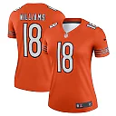 Zennovawear Women's Chicago Bears Caleb Williams Orange Alternate Legend Player Performance Top
