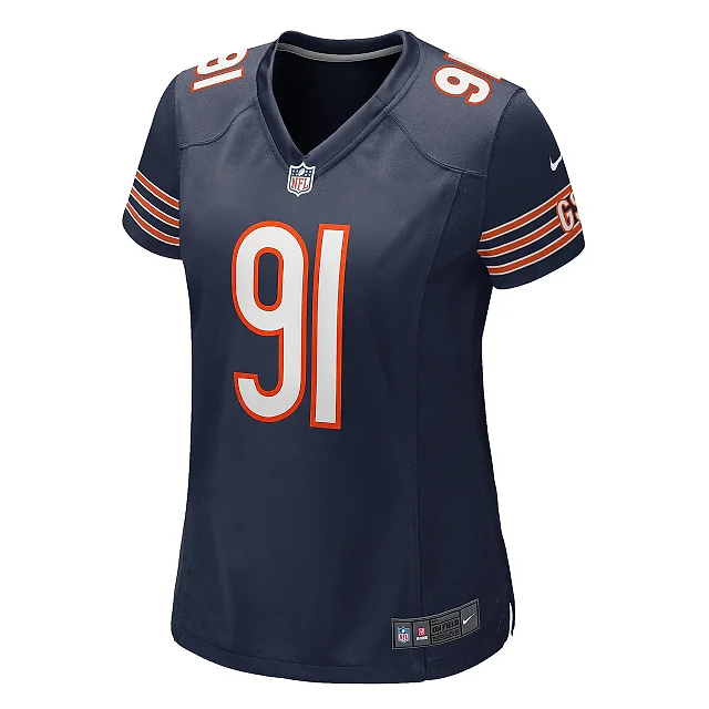 Zennovawear Women's Chicago Bears Chris Williams Navy Game Jersey