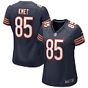 Zennovawear Women's Chicago Bears Cole Kmet Navy Game Jersey