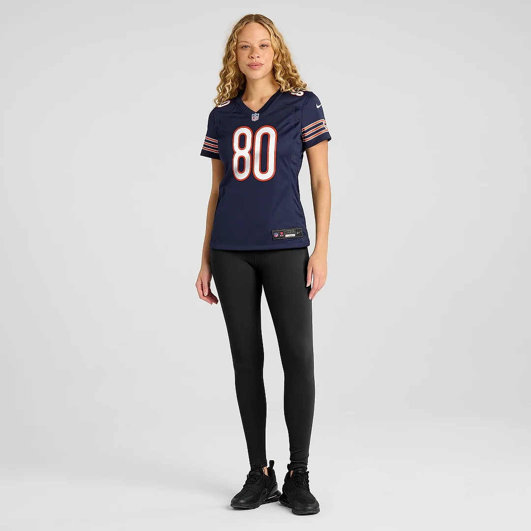 Zennovawear Women's Chicago Bears Collin Johnson Navy Game Jersey