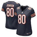 Zennovawear Women's Chicago Bears Collin Johnson Navy Game Jersey