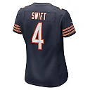 Zennovawear Women's Chicago Bears D'Andre Swift Navy Game Jersey