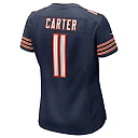 Zennovawear Women's Chicago Bears DeAndre Carter Navy Game Jersey