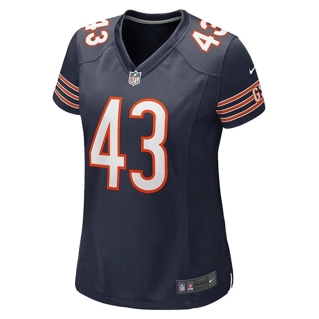 Zennovawear Women's Chicago Bears DeMarquis Gates Navy Game Player Jersey