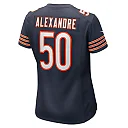 Zennovawear Women's Chicago Bears Deslin Alexandre Navy Team Game Jersey