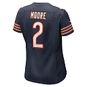 Zennovawear Women's Chicago Bears D.J. Moore Navy Player Jersey