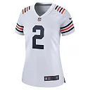 Zennovawear Women's Chicago Bears D.J. Moore White Alternate Game Jersey