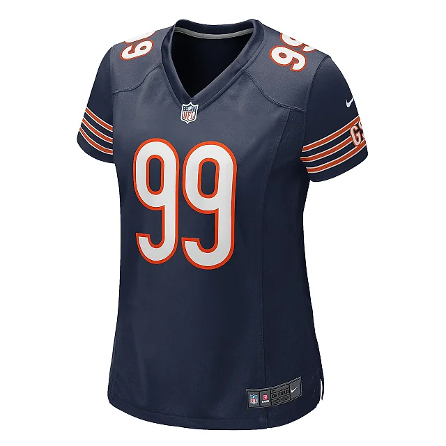 Zennovawear Women's Chicago Bears Gervon Dexter Sr. Navy Game Jersey