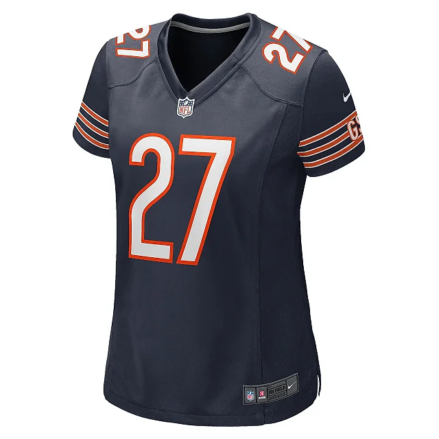 Zennovawear Women's Chicago Bears Greg Stroman Navy Team Game Jersey