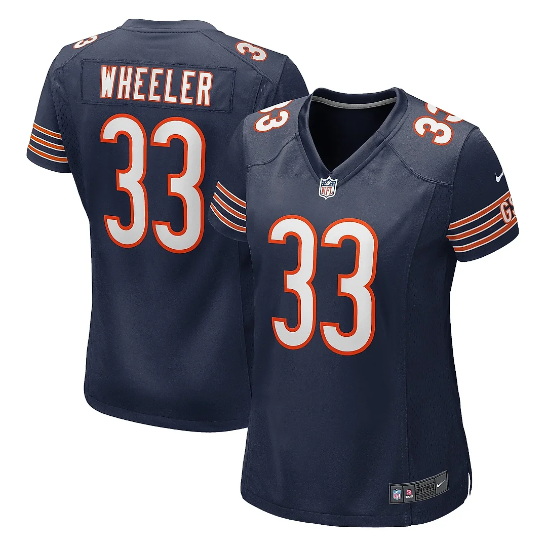 Zennovawear Women's Chicago Bears Ian Wheeler Navy Game Jersey