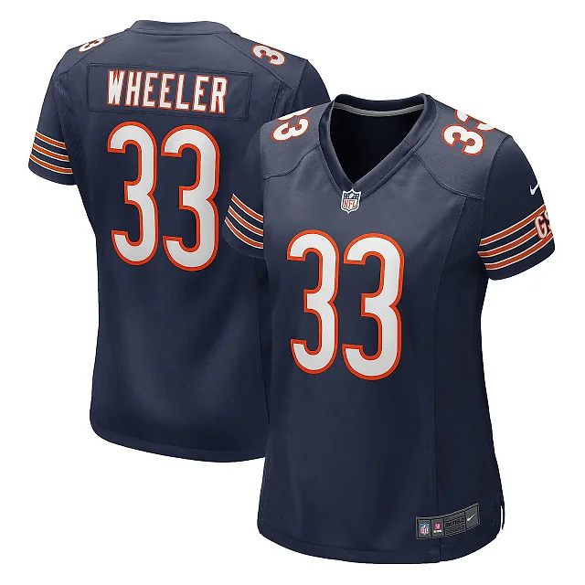 Zennovawear Women's Chicago Bears Ian Wheeler Navy Game Jersey