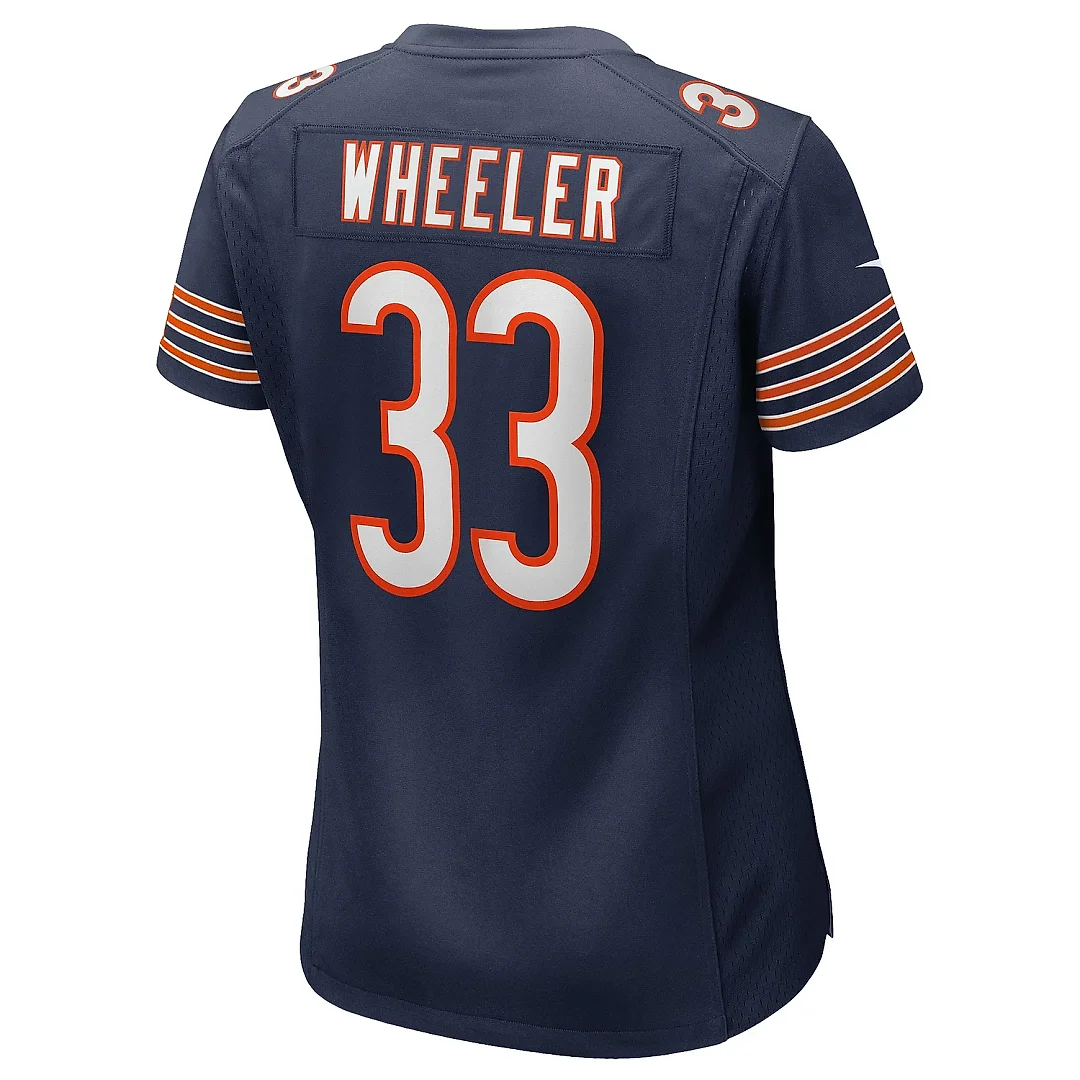 Zennovawear Women's Chicago Bears Ian Wheeler Navy Game Jersey