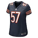 Zennovawear Women's Chicago Bears Jack Sanborn Navy Game Player Jersey