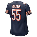 Zennovawear Women's Chicago Bears Jacob Martin Navy Game Jersey